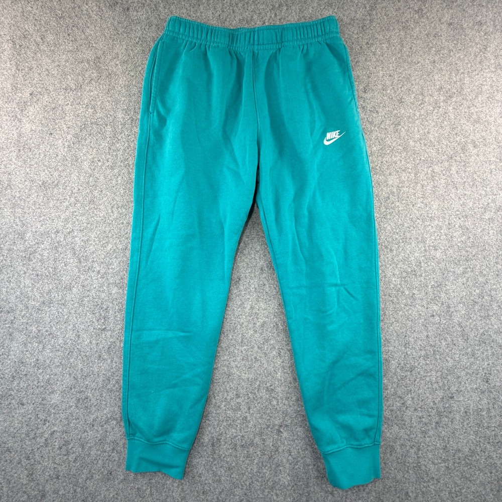 Nike Sportswear Club Fleece Joggers Teal Green BV2671-345 Mens Size Large
